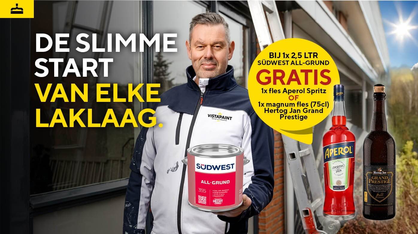 Afbeelding voor: ZOMERSE ACTIE: Bij aankoop van Südwest All-Grund GRATIS Aperol fles of Herton Jan Grand Prestige
