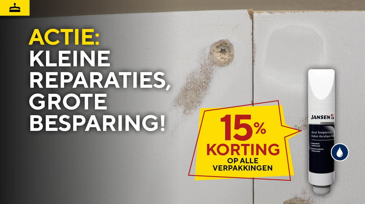 Afbeelding voor: 15% KORTING OP DE JANSEN ACRYL SNELPLAMUUR