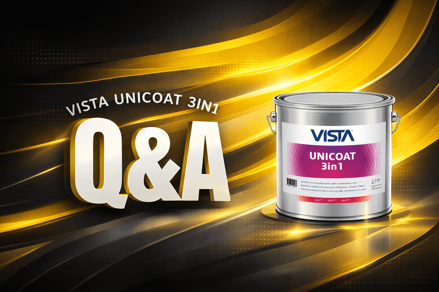 Afbeelding voor: Q&A: VISTA Unicoat 3in1