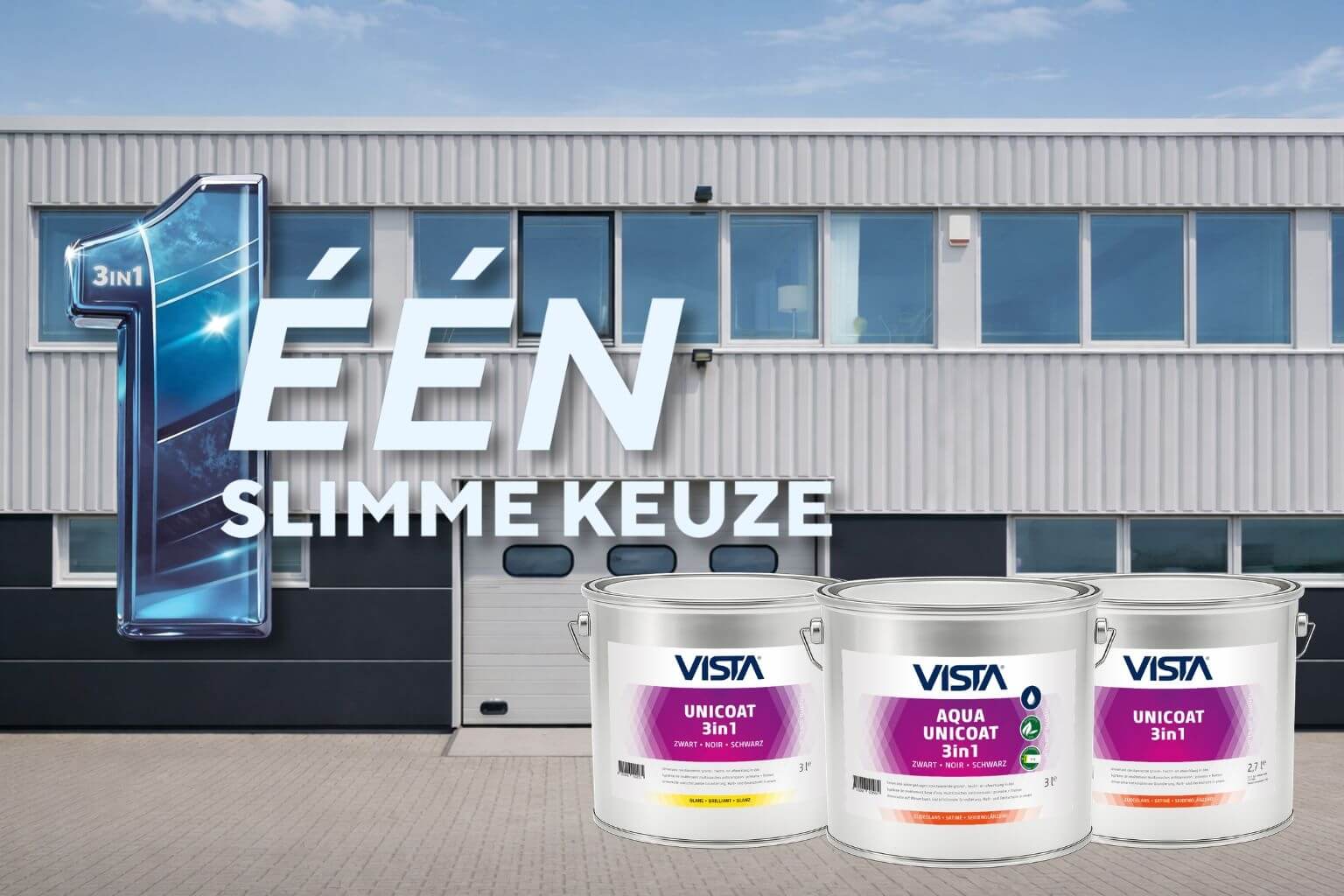 Afbeelding voor: Vista UniCoat 3in1: twee systemen die de praktijk van de schilder echt eenvoudiger maken