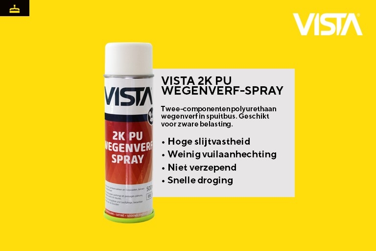 Vista 2K PU Wegenverf Spray