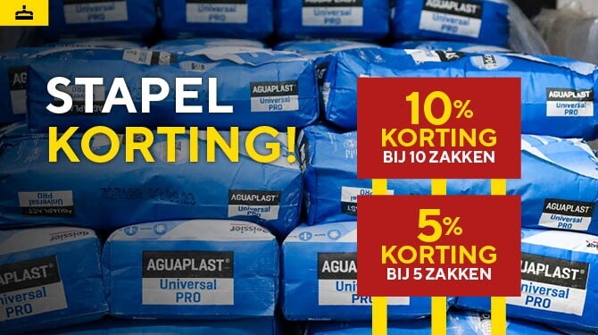 Staffelkorting op de Aguaplast Univeral Pro