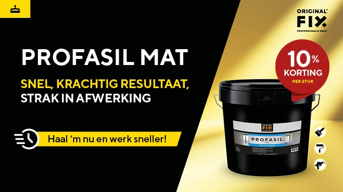 Afbeelding voor: 10% KORTING OP ORIGINALFIX PROFASIL MAT