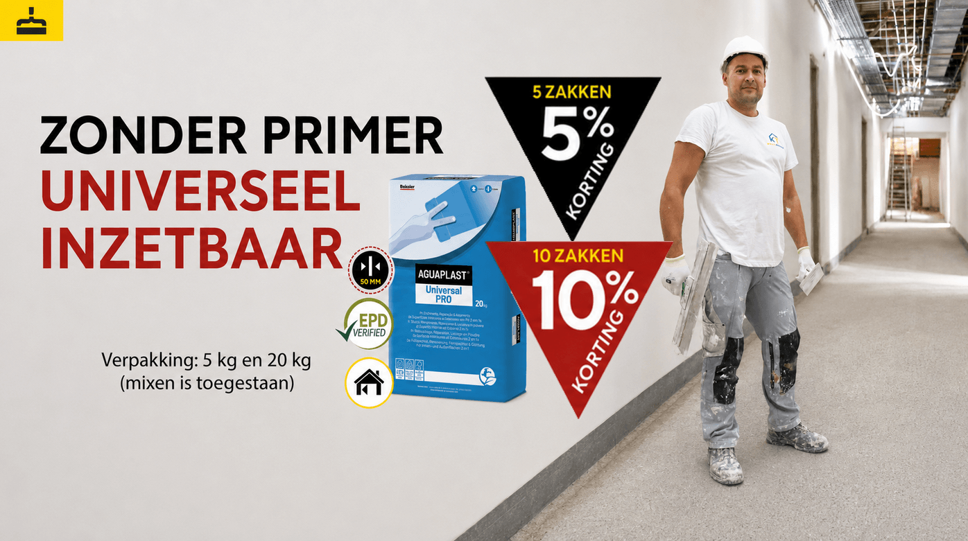 Afbeelding voor: STAFFELKORTING OP DE AGUAPLAST UNIVERSAL PRO